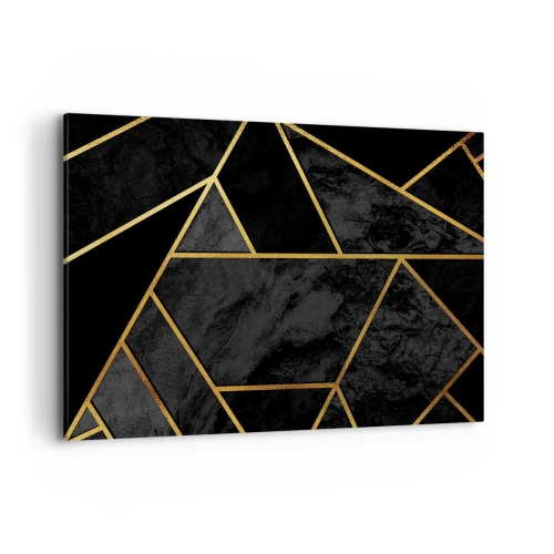 Lærredstryk - Billede på lærred - Mørke og lys - 120x80 cm