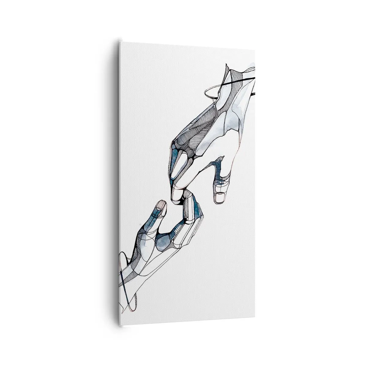 Lærredstryk - Billede på lærred - En god gestus - 65x120 cm