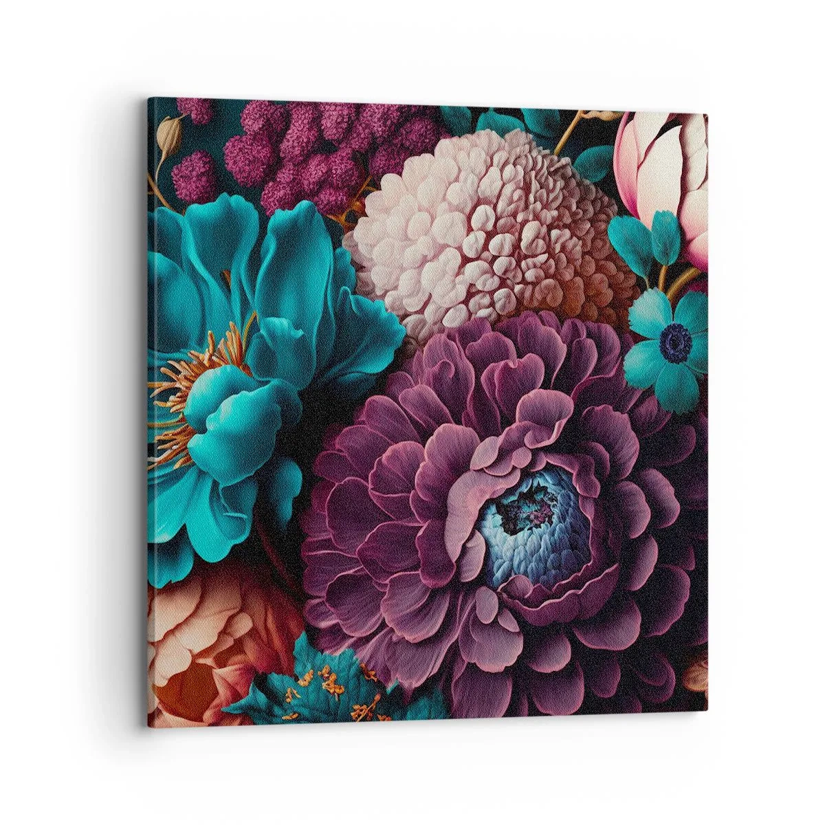 Lærredstryk - Billede på lærred - Natur i overflod - 70x70 cm