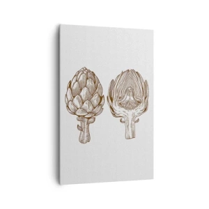 Lærredstryk - Billede på lærred - Lektion i anatomi - 80x120 cm