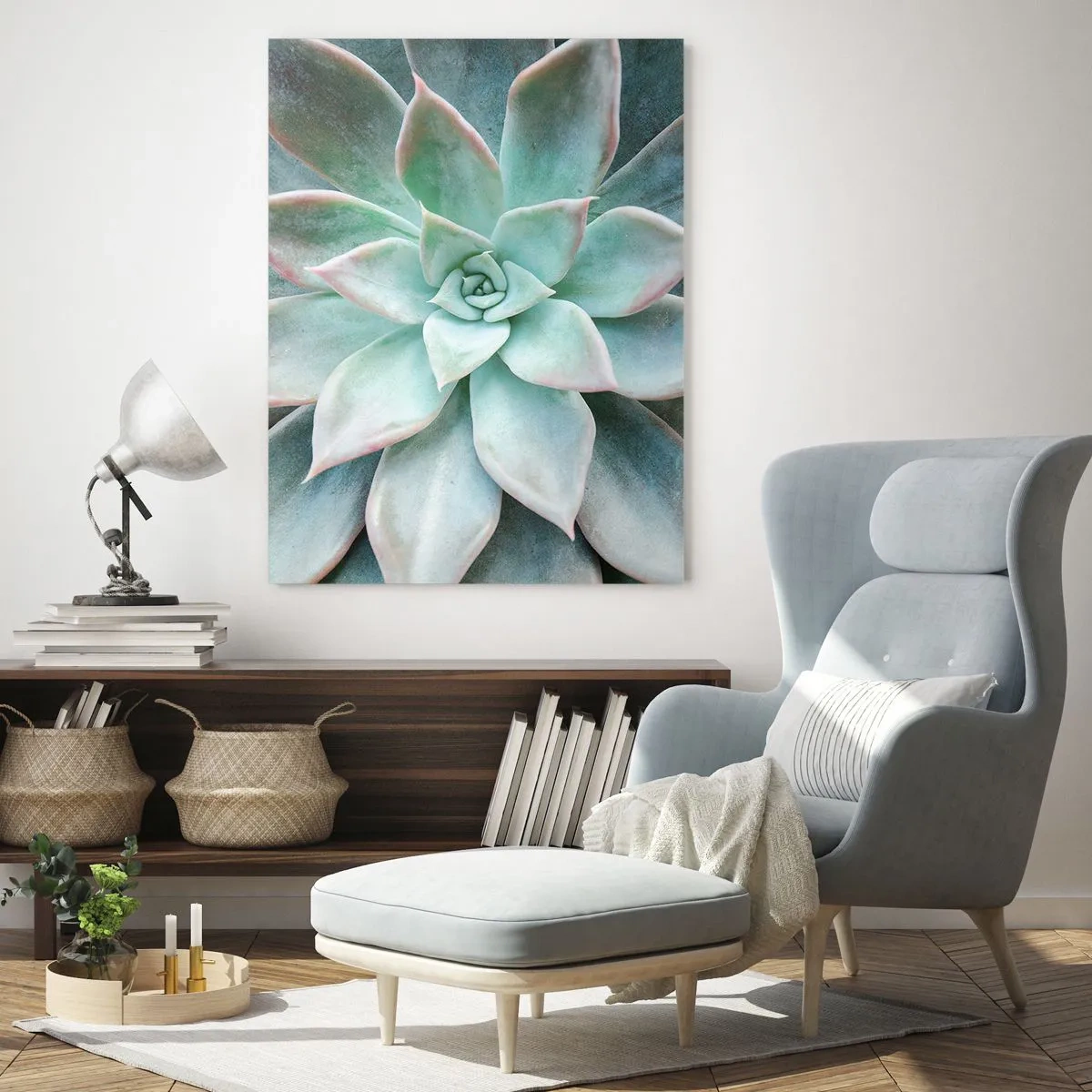 Billede på glas - Hjertet af ørkenen - 50x70 cm