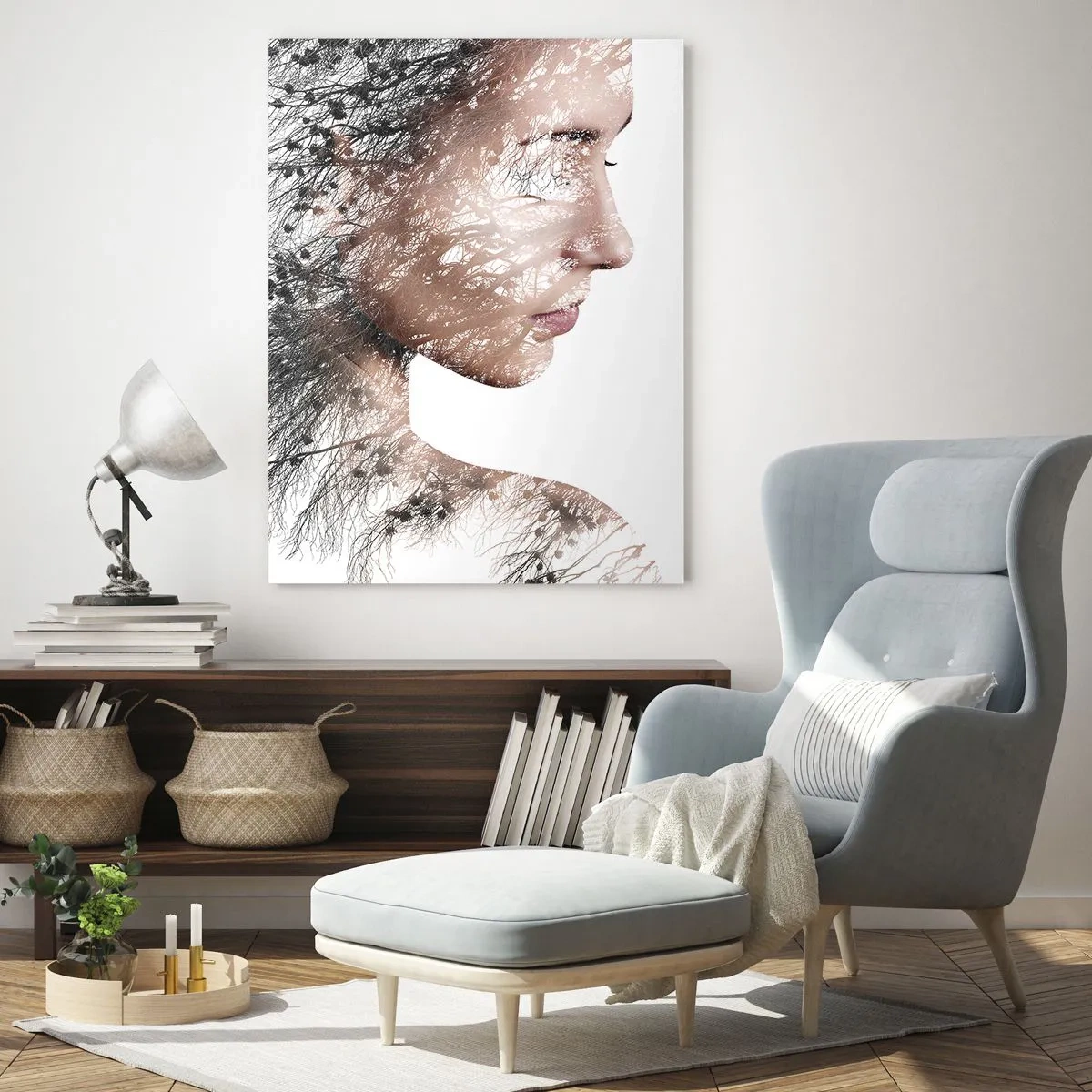 Billede på glas - Skovens ånd - 50x70 cm