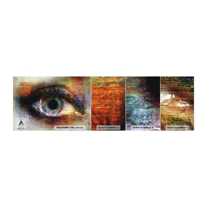 Prøve Fototapet Selvklæbende Deluxe Sticker - Du kan se ind i sjælen - Abstraktion, Øje, Stykke - 100x30 cm