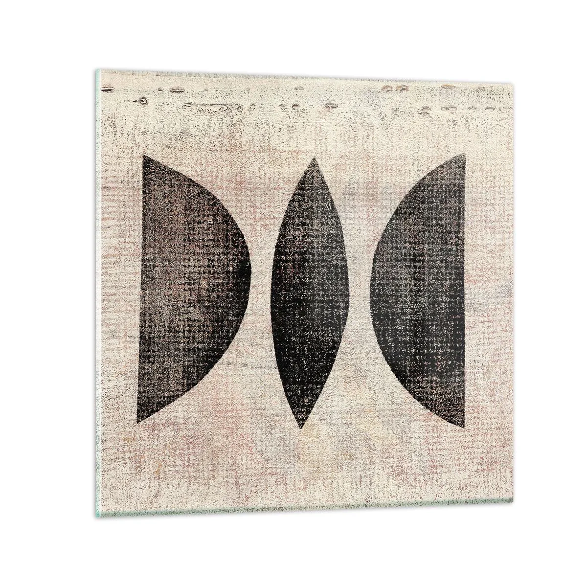 Billede på glas - Etnisk abstraktion - 30x30 cm