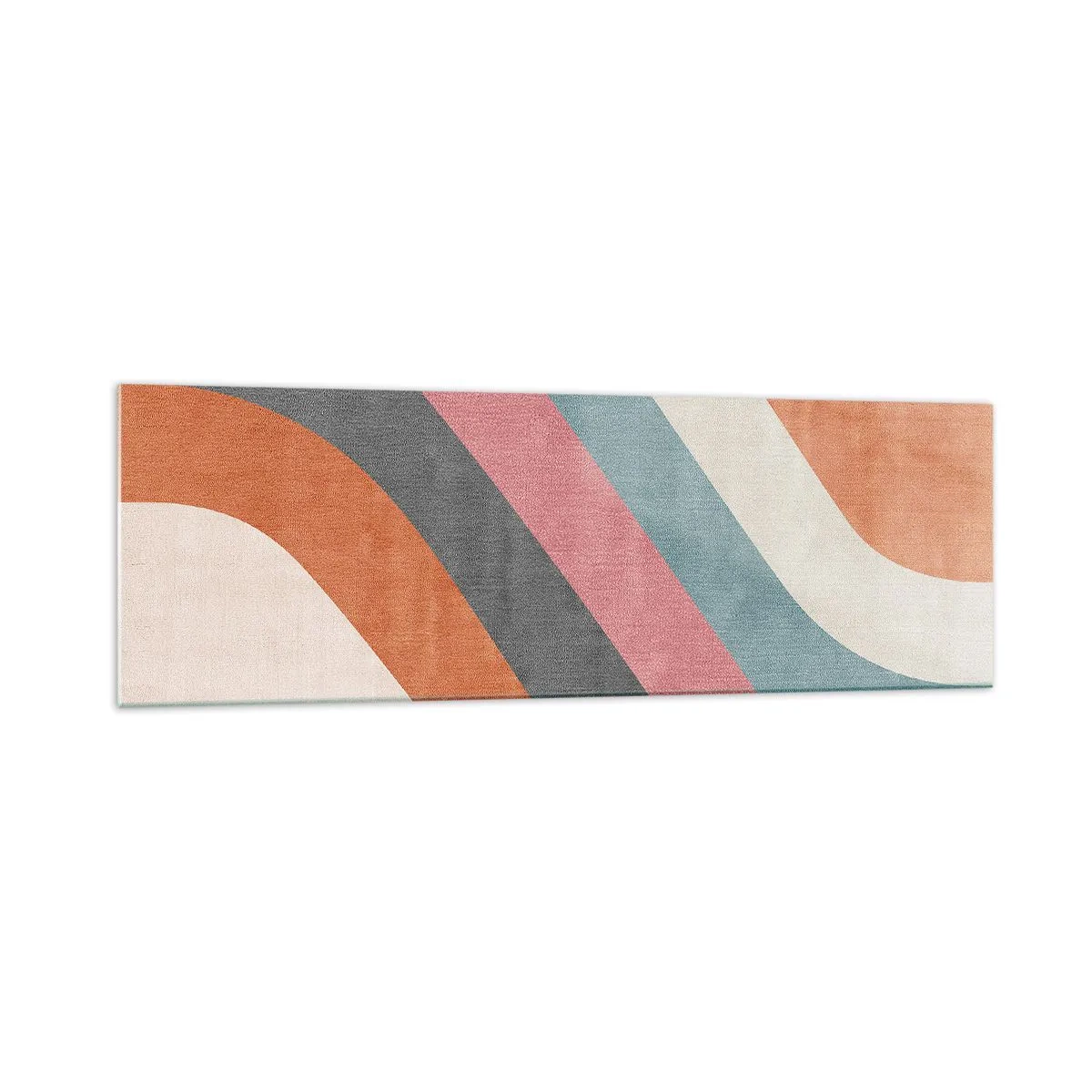 Billede på glas - Diagonal komposition - bevægelse - 160x50 cm