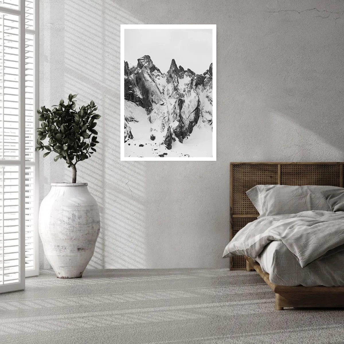 Plakat - Granit truende højderyg - 40x50 cm