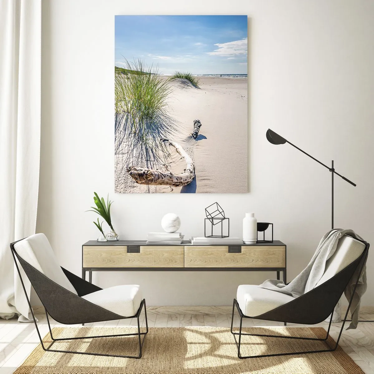Billede på glas - Den smukkeste? Baltisk - 50x70 cm