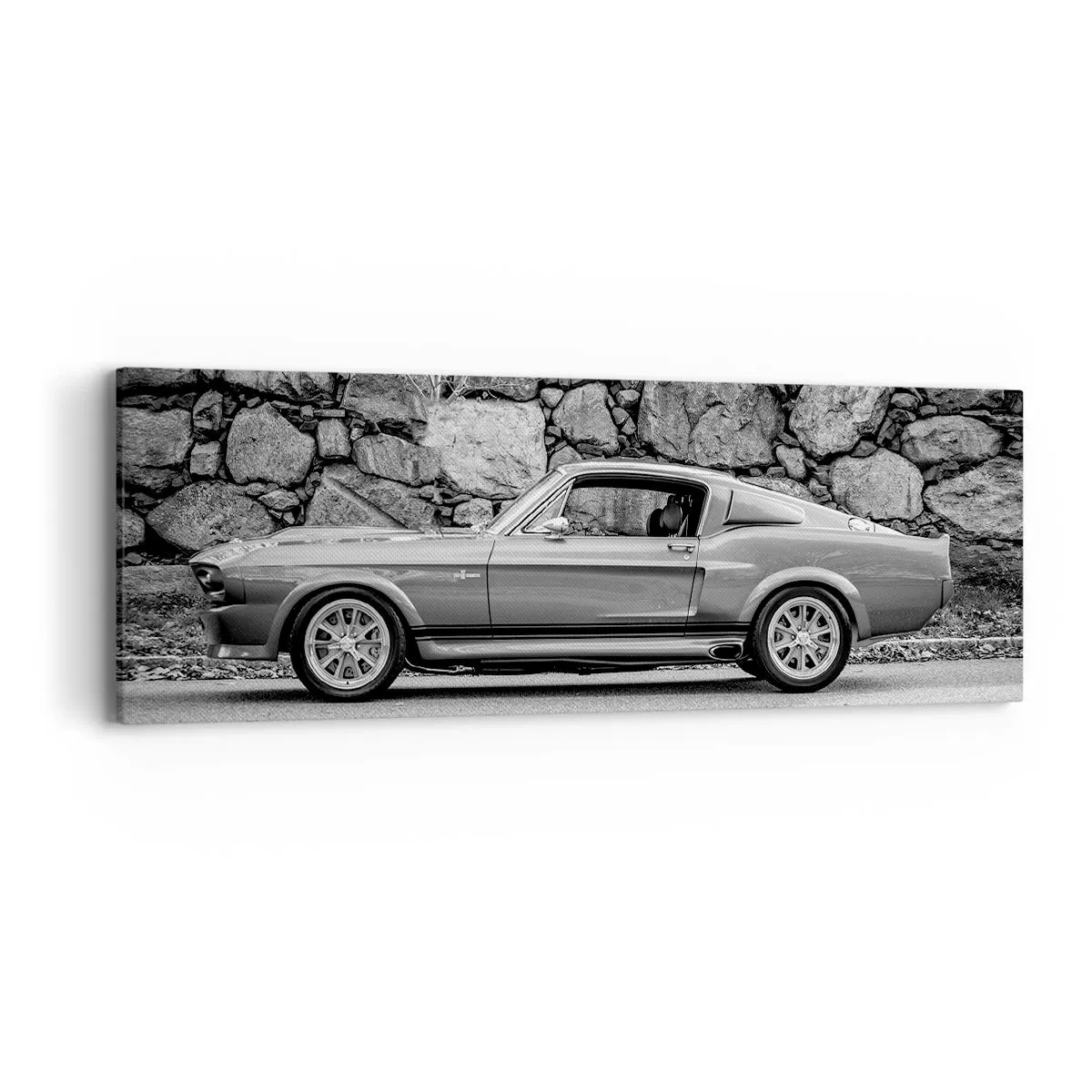 Lærredstryk - Billede på lærred - En legende fra 1960'erne. - 90x30 cm