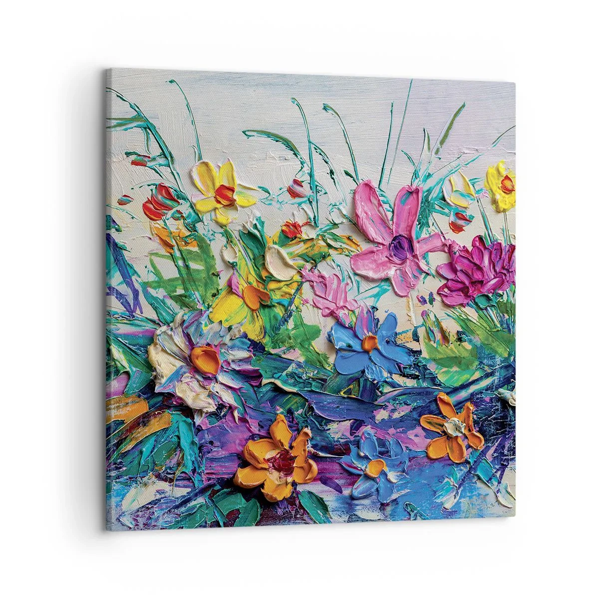 Lærredstryk - Billede på lærred - Overhovedet ikke et stilleben - 50x50 cm