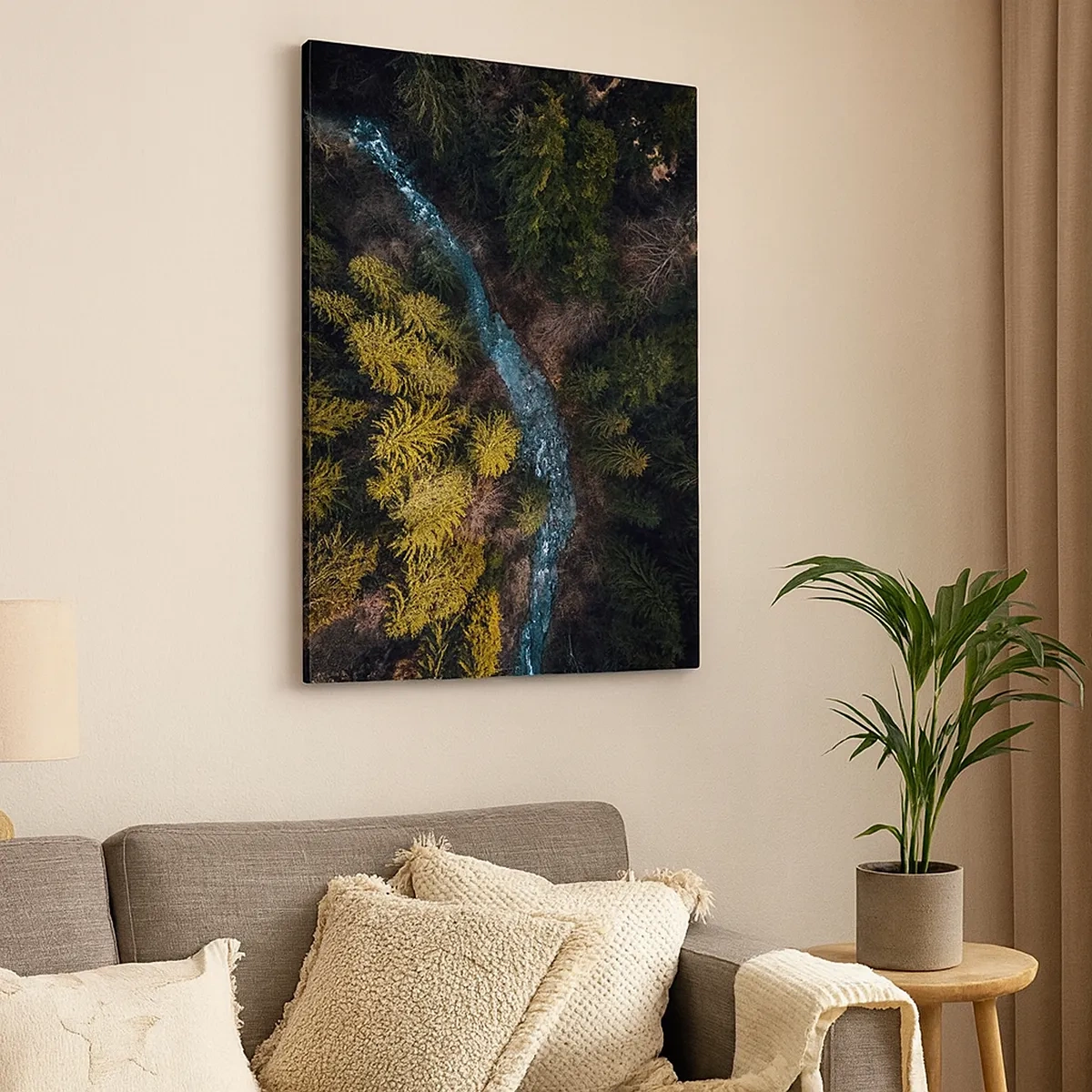 Lærredstryk - Billede på lærred - Hurtigt, stadig hurtigere - 50x70 cm