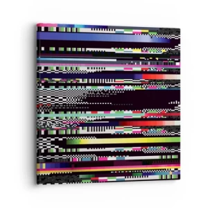Lærredstryk - Billede på lærred - Det kontrollerede billede af virkeligheden - 30x30 cm