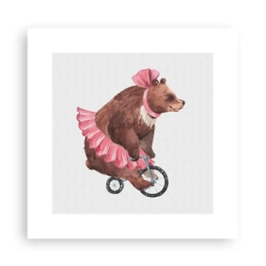 Plakat - Sikke et cirkus! - 30x30 cm