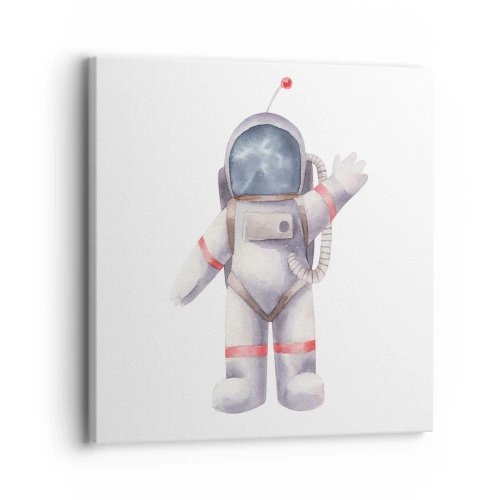 Lærredstryk - Billede på lærred - Det er alt for nu! - 30x30 cm