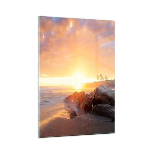 Billede på glas - En lysende aftenbrise - 50x70 cm