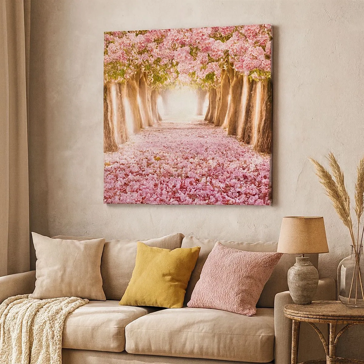 Lærredstryk - Billede på lærred - Vejen til paradis - 30x30 cm