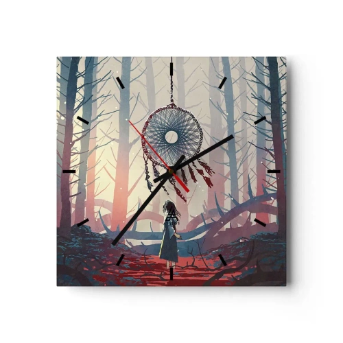 Vægur, Uret - Det hemmelige ritual for lykke - 30x30 cm