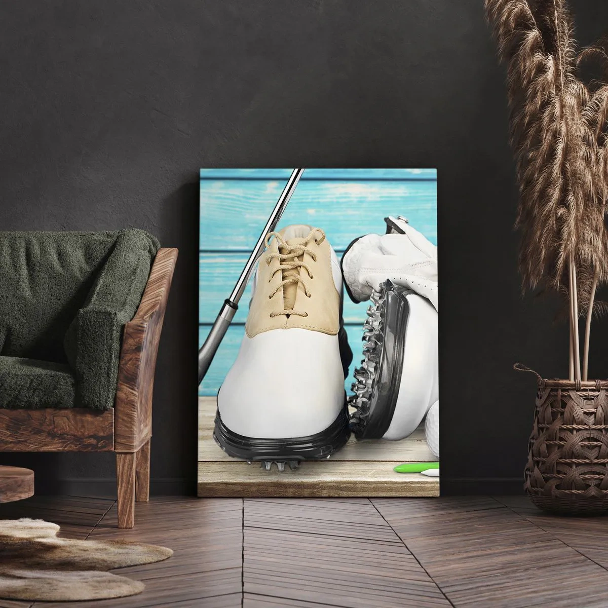 Lærredstryk - Billede på lærred - Alt er klar - 45x80 cm