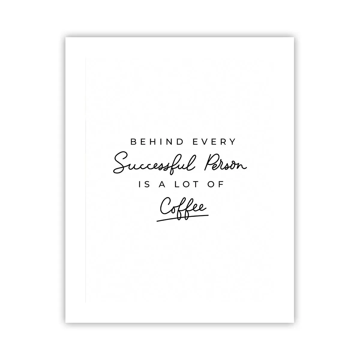 Plakat - Hemmeligheden bag succes - 40x50 cm
