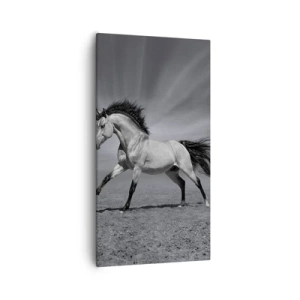 Lærredstryk - Billede på lærred - Født til glæde - 55x100 cm