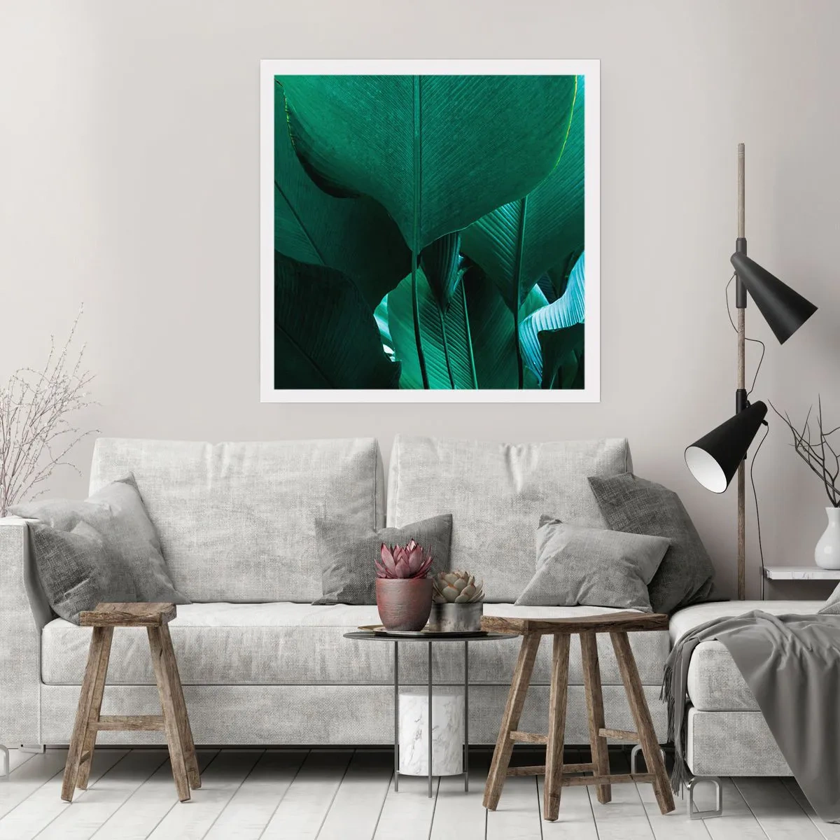 Plakat - Mod lyset - 60x60 cm