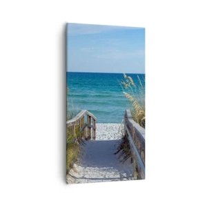 Lærredstryk - Billede på lærred - I solen, i vinden - 55x100 cm