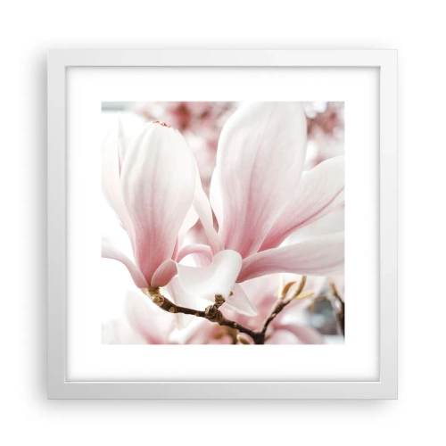 Plakat i hvid ramme - Ømhedens umådelighed - 30x30 cm