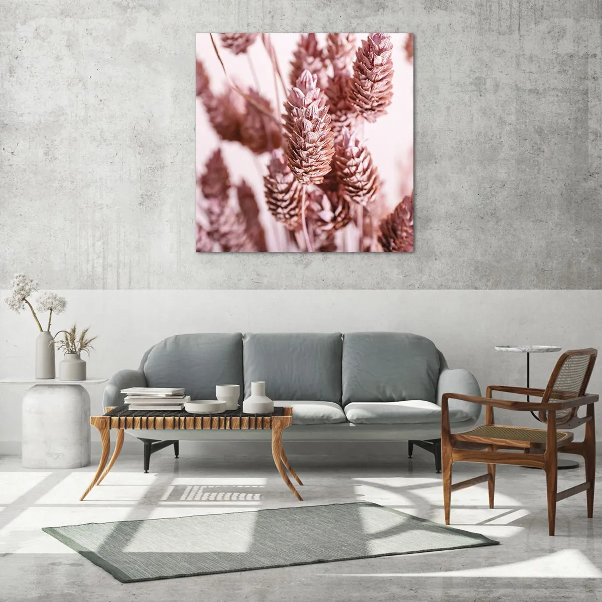 Billede på glas - Tilsyneladende ubemærket - 50x50 cm