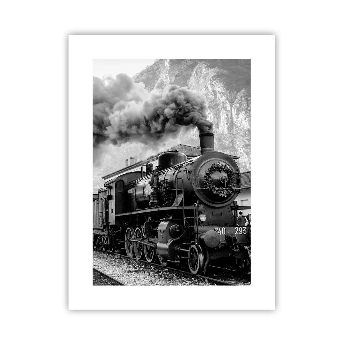 Plakat - Står på stationen... - 30x40 cm