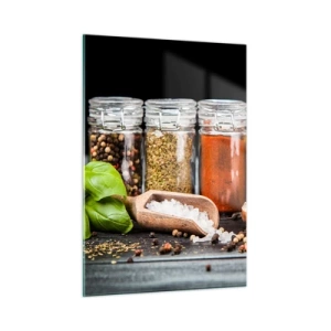 Billede på glas - For at livet kan smages - 50x70 cm