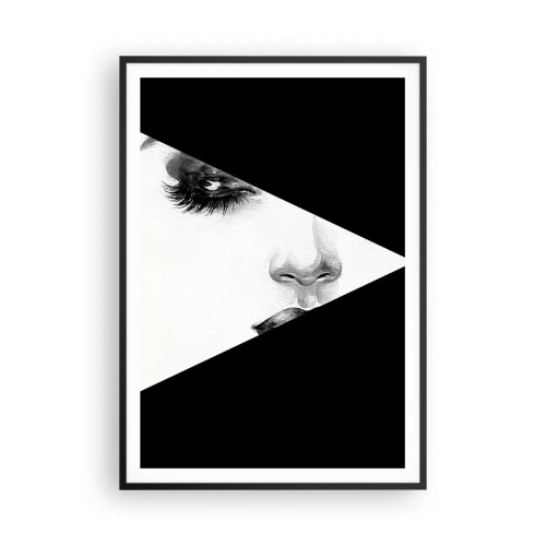 Plakat i sort ramme - Altid uopdaget - 70x100 cm