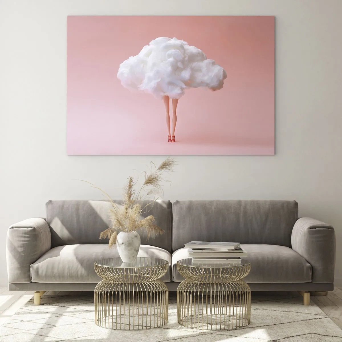 Billede på glas - Et sødt løfte - 100x70 cm
