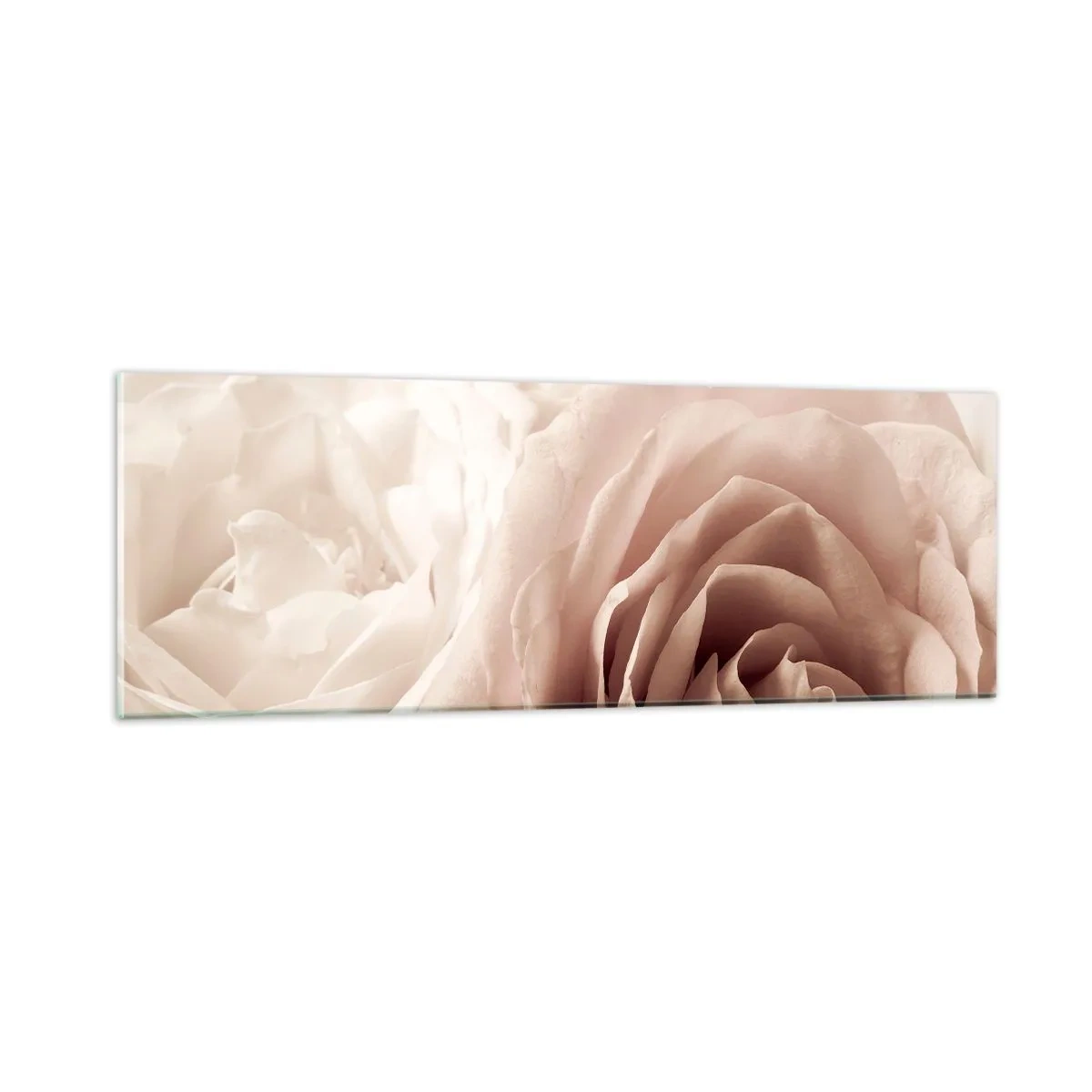 Billede på glas - I rosens hjerte - 90x30 cm