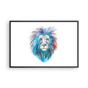 Plakat i sort ramme - En elektrificerende aura - 91x61 cm