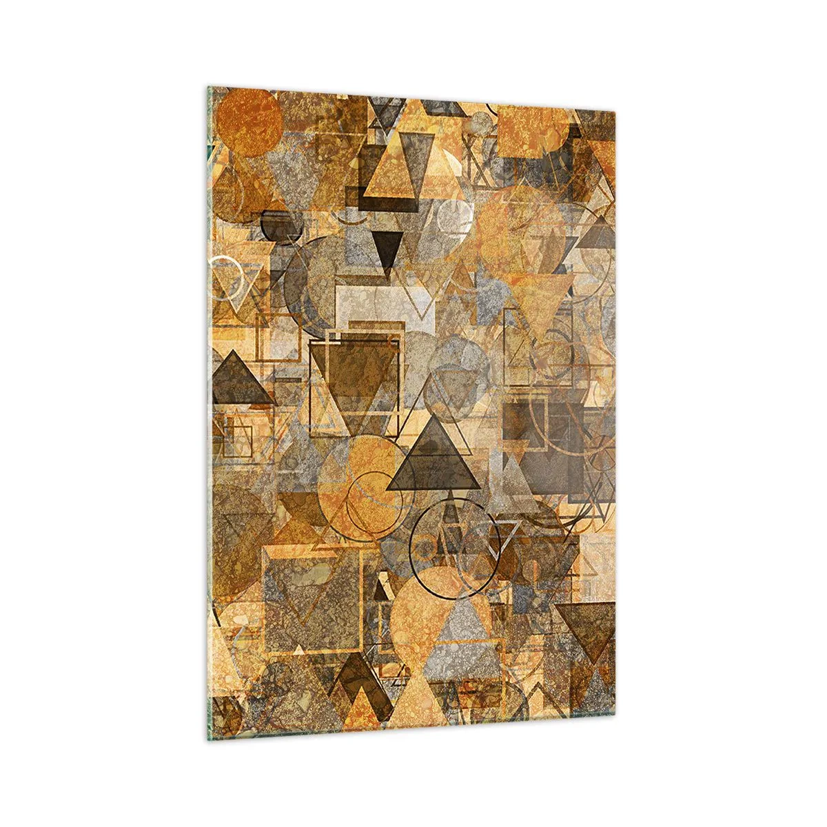 Billede på glas - Verden i form - 50x70 cm