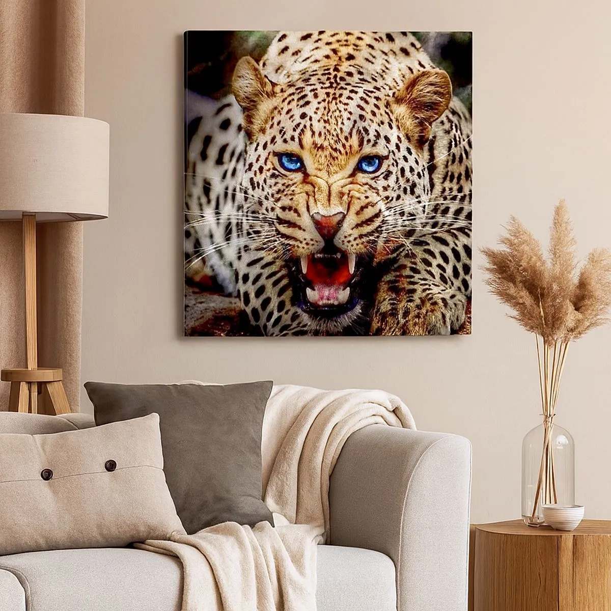 Lærredstryk - Billede på lærred - Vrede skader ikke skønhed - 30x30 cm