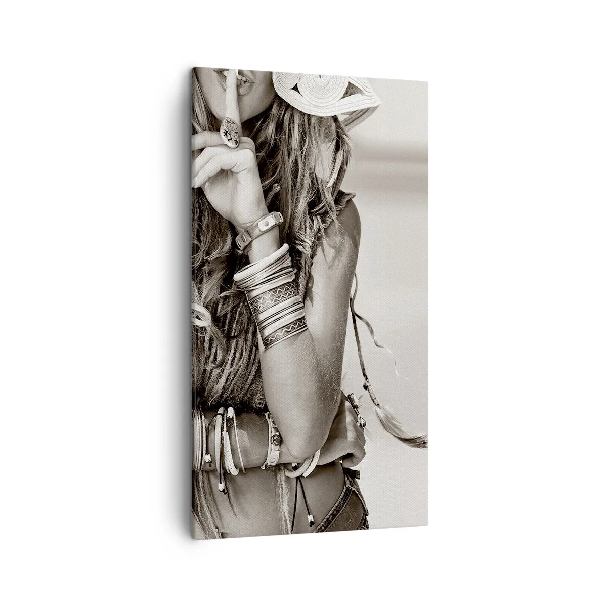 Lærredstryk - Billede på lærred - Som en pige - 45x80 cm