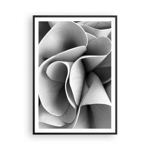 Plakat i sort ramme - Hvad der sker i rummet - 70x100 cm