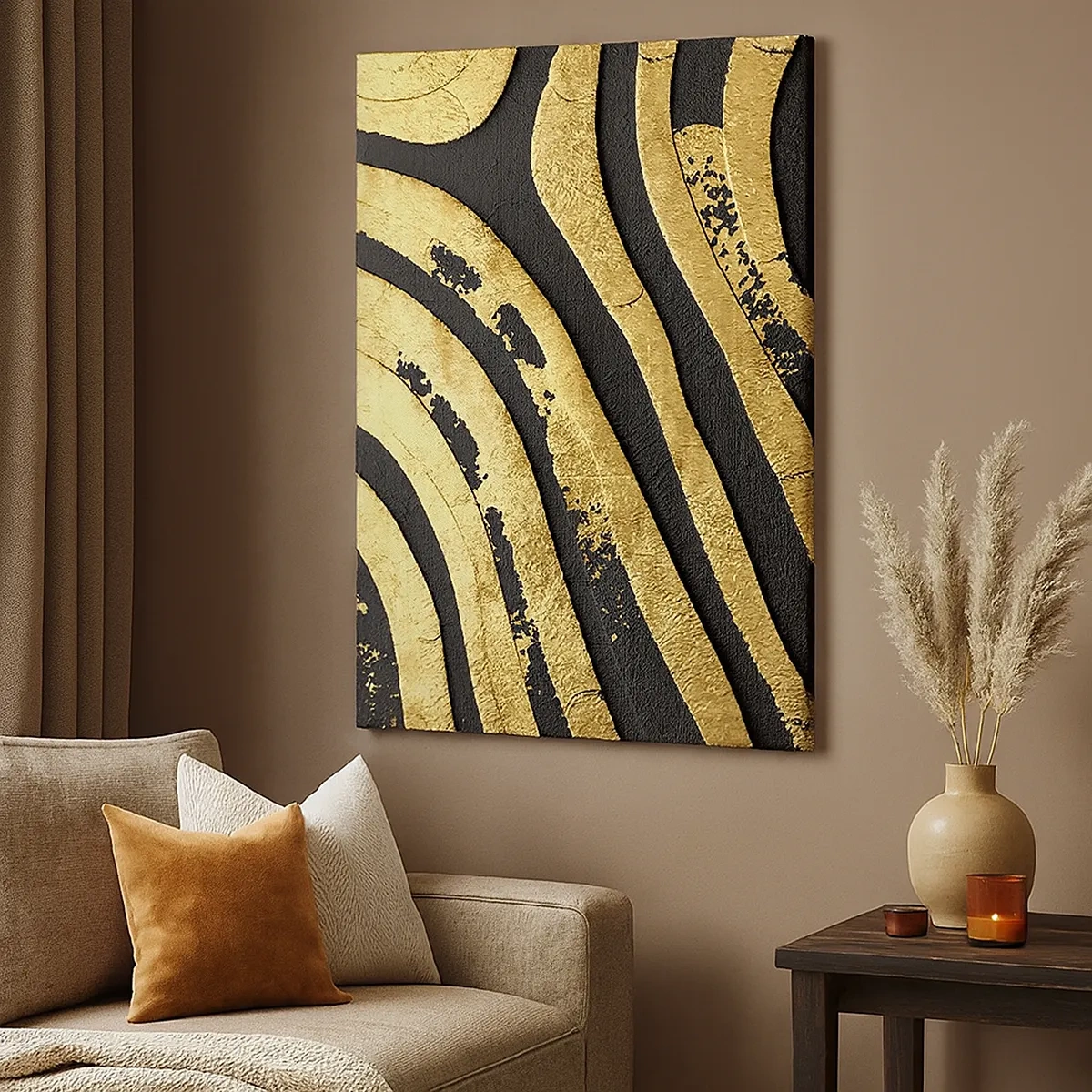 Lærredstryk - Billede på lærred - Alt flyder - 50x70 cm