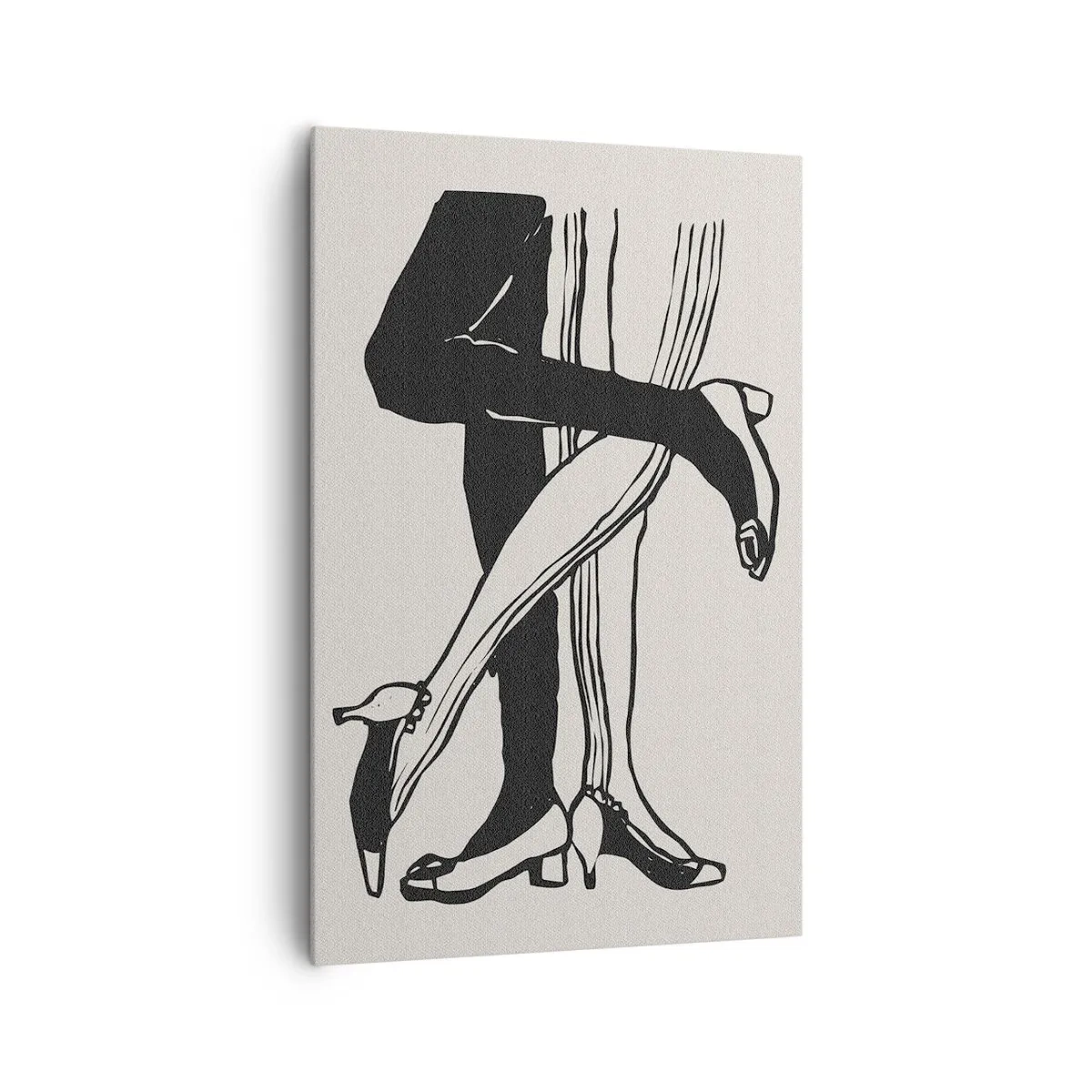 Lærredstryk - Billede på lærred - En feminin egenskab - 80x120 cm