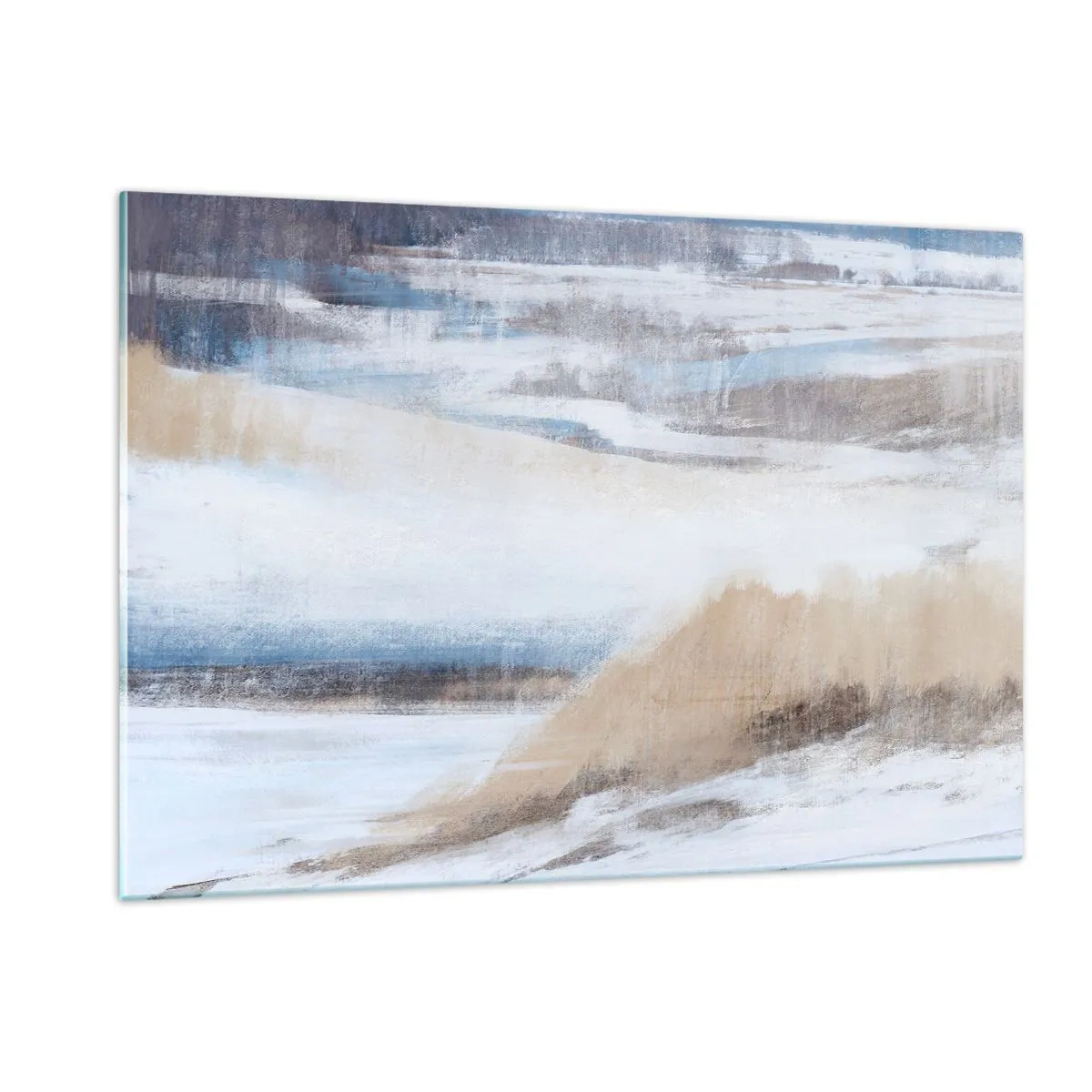 Billede på glas - Vinterkomposition - 120x80 cm