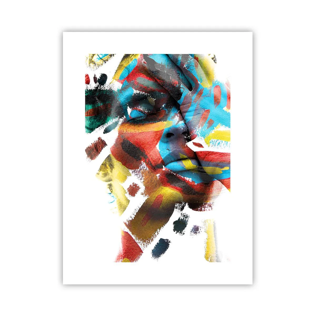 Plakat - Farverig personlighed - 30x40 cm