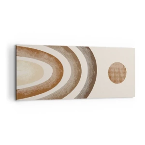 Lærredstryk - Billede på lærred - I en galakse langt, langt væk - 100x40 cm