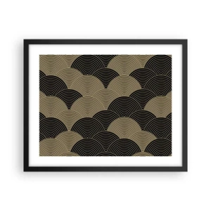 Plakat i sort ramme - Enhed i mangfoldighed - 50x40 cm