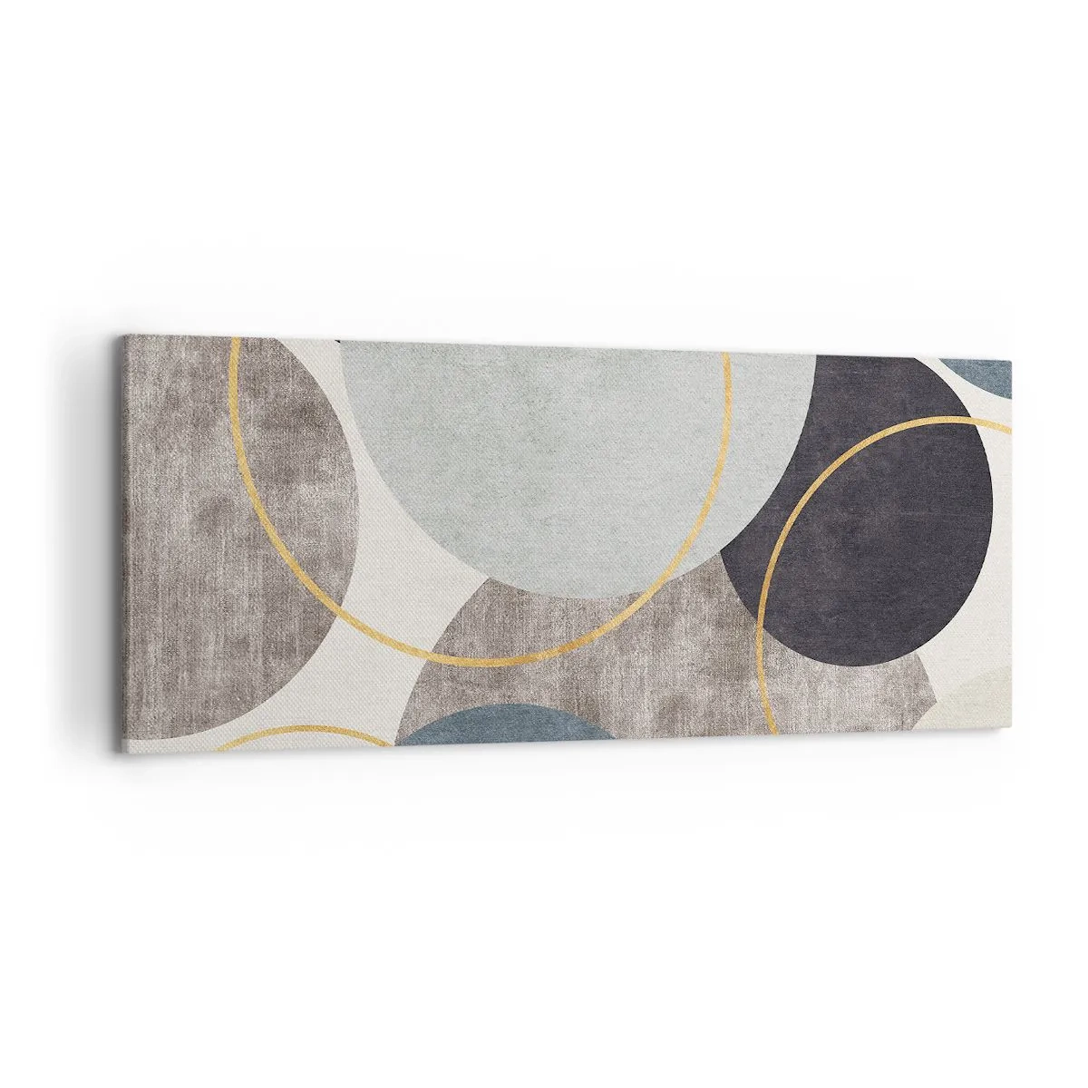 Lærredstryk - Billede på lærred - Hjul efter hjul - 100x40 cm