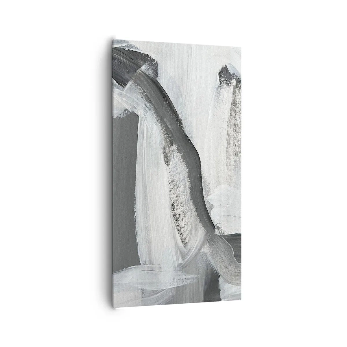 Lærredstryk - Billede på lærred - Med beslutsom bevægelse - 65x120 cm