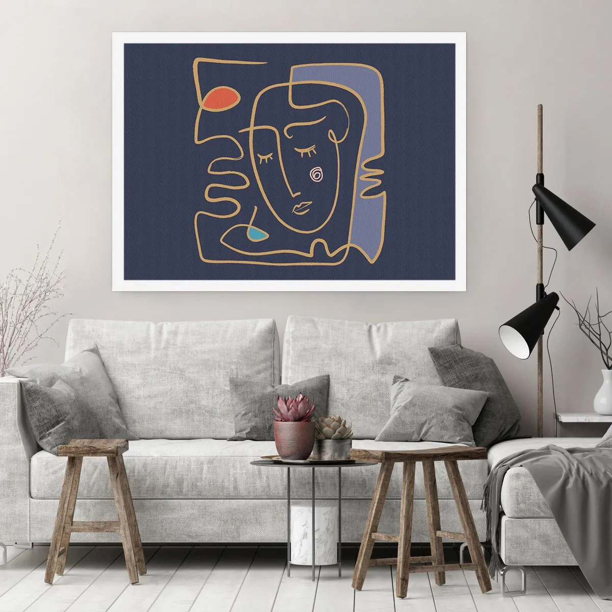 Plakat - I drømmerier - 40x30 cm