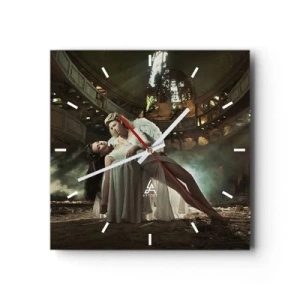 Vægur, Uret - Ånden i det gamle teater - 40x40 cm