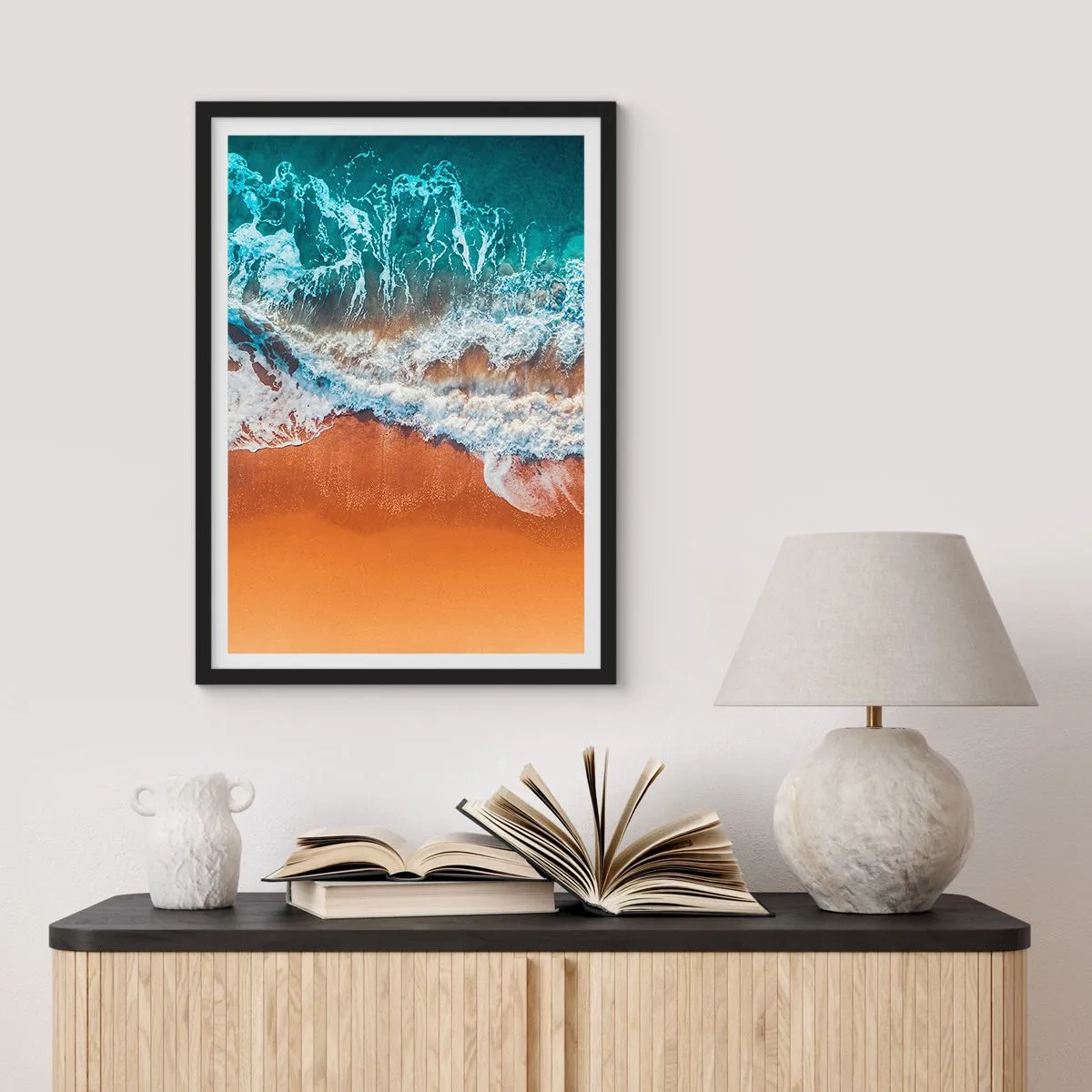 Plakat i sort ramme - Altid i tandem - 70x100 cm
