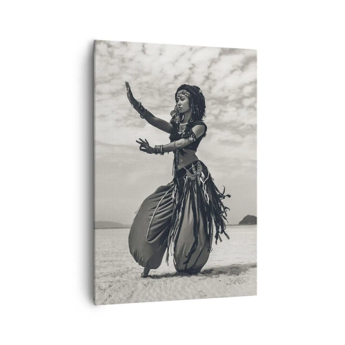 Lærredstryk - Billede på lærred - Dans på de sydlige øer - 70x100 cm