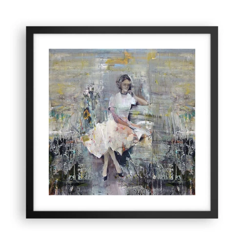 Plakat i sort ramme - Klassisk og moderne - 40x40 cm